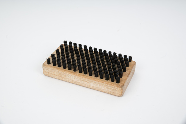 Bild von Bürste rechteckig Rosshaar 70x120mm