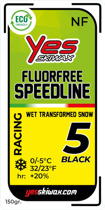 Picture of FLUOR FREE SPEED LINE  RACING 5 BLACK