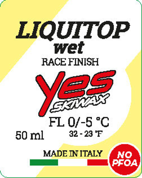 Picture of LiquiTop no PFOA race finish yellow wet